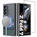 BENKS Case for Samsung Galaxy Z Fold 7 with Tempered Glass, Hinge Protection Phone Case for Z Fold 7 5G, Ultra Thin Magnetic Protective Case made of Kevlar Aramid Fiber, ArmorAir Aurora