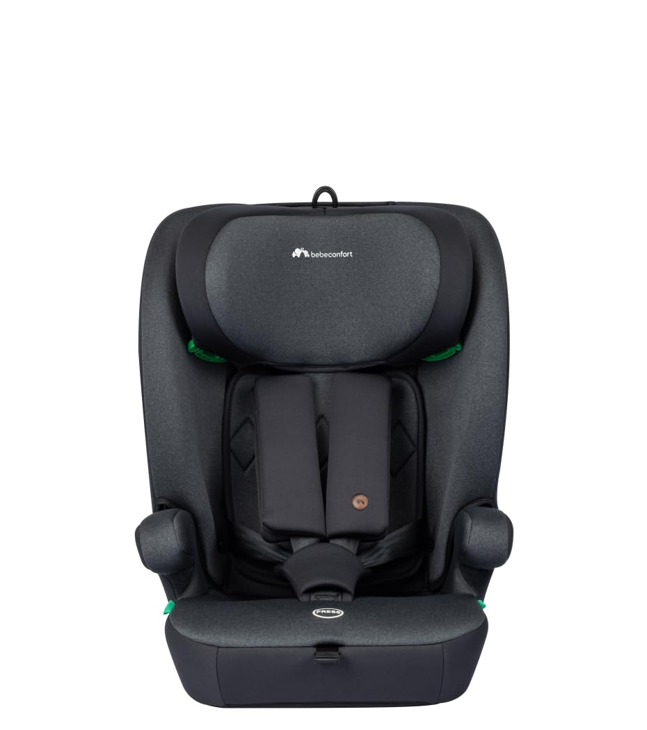 Bebeconfort Grow i-Safe - Asiento infantil para bebé de 9 a 36 kg, 15 M-12 J, 76 – 150 cm, elevador de asiento infantil, seguridad R129, protección contra impactos laterales, 11 posiciones para