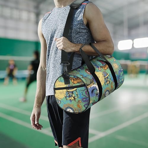 Sac de gym ciel étoilé et duffel bag de randonnée 45cm
