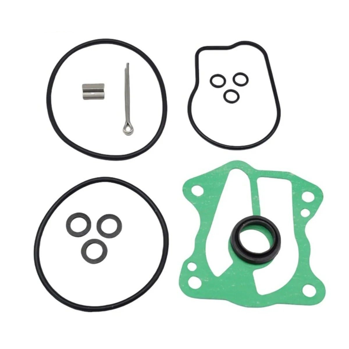Wasserpumpen Für 60HP BF60A Für Marine Außenbordmotor Wasserpumpe Reparatur Mit Thermostat Öl Filter Kraftstoff Ablauf Dichtung Pin Wartung Kit Kühlwasserpumpe