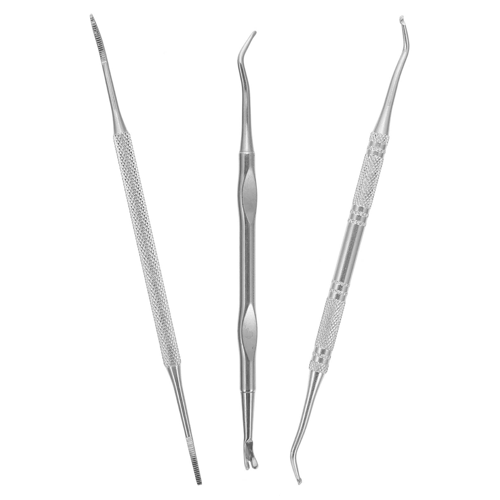 MUSISALY Stainless Steel Thick Toenail Tools Set Cuticle Remover Tools for Ingrown Nails