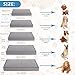RUYICZB Memory Foam Dog Bed, Waterproof Pet Bed for Crate Pet Sleeping Orthopedic Sofa Couch Non-Skid Bottom Dog Mats Ultra Comfortable Dog Beds for Large Medium Small Dogs,White,XL