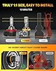 H11/H9/H8 LED Bulbs, [ 𝟓𝐭𝐡-𝐆𝐞𝐧 & 𝐁𝐫𝐢𝐠𝐡𝐭𝐞𝐬𝐭 ] 𝟕𝟎,𝟎𝟎𝟎𝐋𝐌 𝟏𝟐𝟎𝟎% Brighter, Real 1:1 Mini Size Design, 6500K Cool White H11 Fog Bulbs, Plug and Play, CANbus Ready, Pack of 2 #5