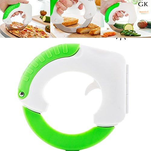 Always Fresh Kitchen Chop & Roll Circular Knife, White, 3 x 15 x 14.5 cm