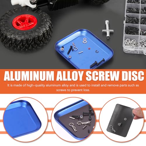 Image of Tanstic 502Pcs Universal RC Screw Kit, RC Repair Tool Kit with Magnetic Screw Tray Hardware Fasteners Compatible with Traxxas Axial Redcat HPI Arrma Losi 1 /8 1 /10 1 /12 1 /16 Scale RC Cars Crawler