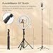 ATUMTEK 12' Selfie-Ringlicht mit 63' Ausziehbarem Stativ, Selfie-Licht mit Handyhalter und Bluetooth-Fernbedienung, Dimmbares LED-Ringlicht für Streaming, TikTok, Zoom, Vlogging, YouTube usw.