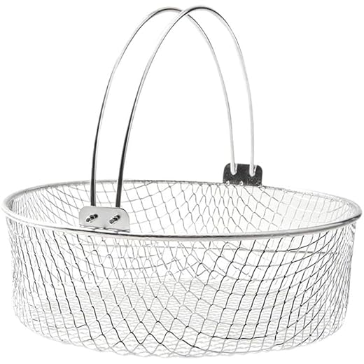 Air Fryer Basket Ergonomic Stainless Steel
