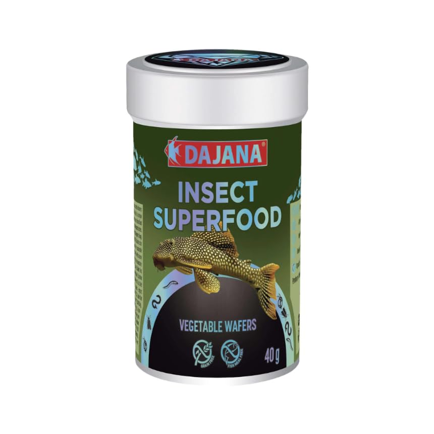 Pastillas Vegetales Peces de Fondo Insect Superfood Dajana 40gr: Nutrición Vegetal con Insectos