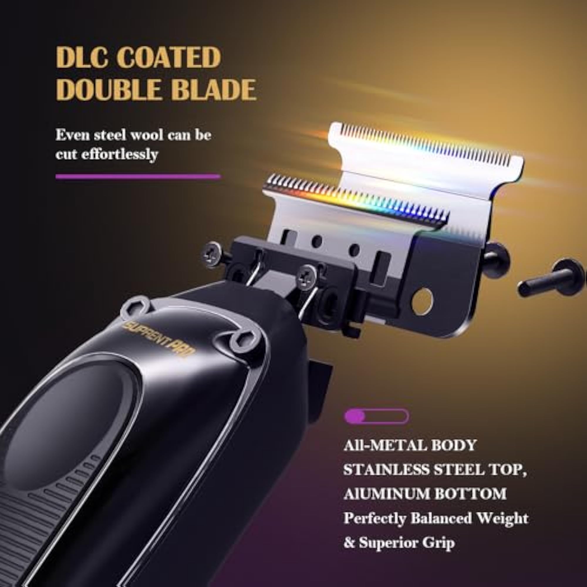 Professional Finish Cordless Hair Trimmer for Barbers