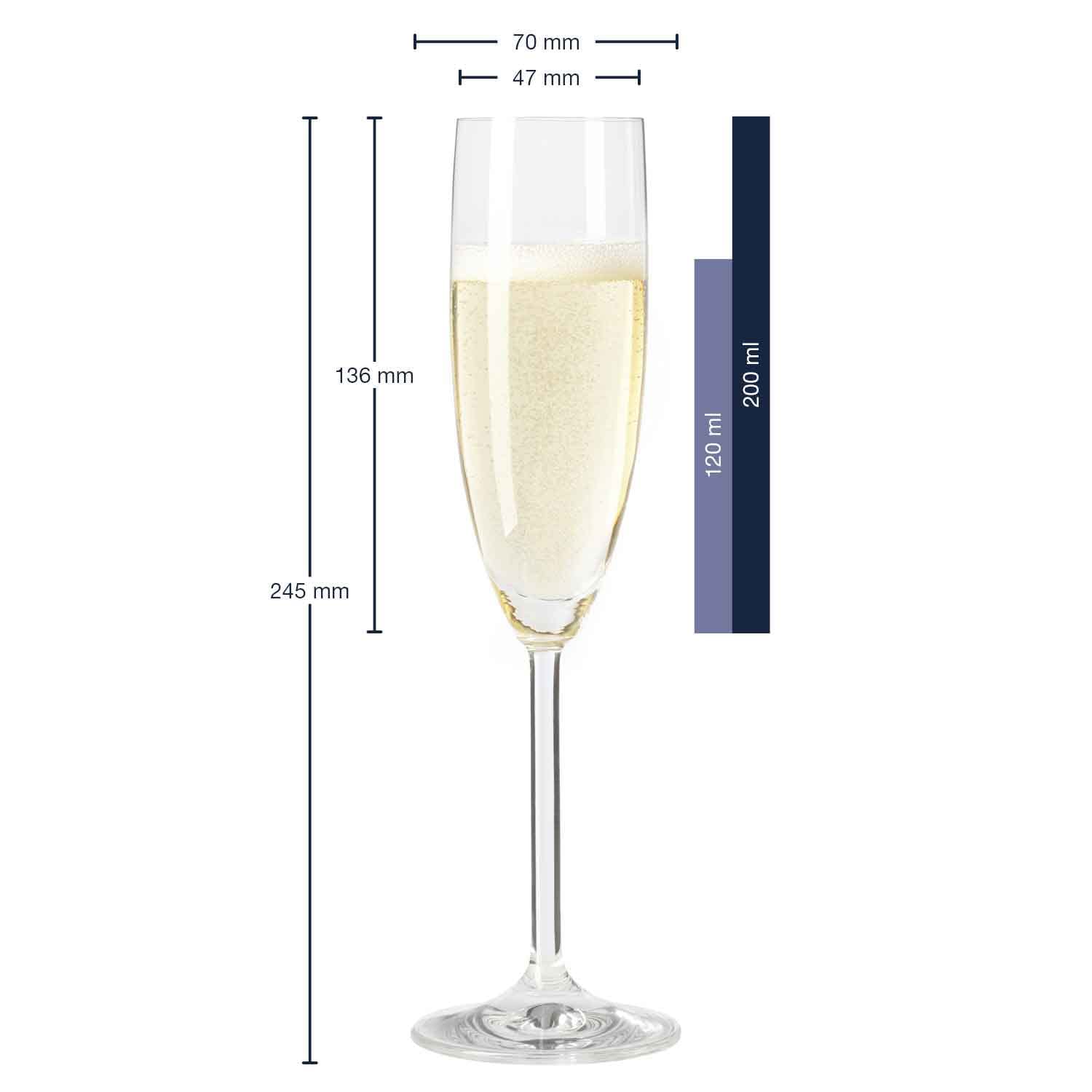GRAVURZEILE Leonardo Sektgläser mit Gravur - Wedding Love Design - Personalisiert mit Namen & Datum inkl. Holzkiste - Geschenk zur Hochzeit, Verlobung oder Jahrestag - Farbe: Sekt Kiste UV