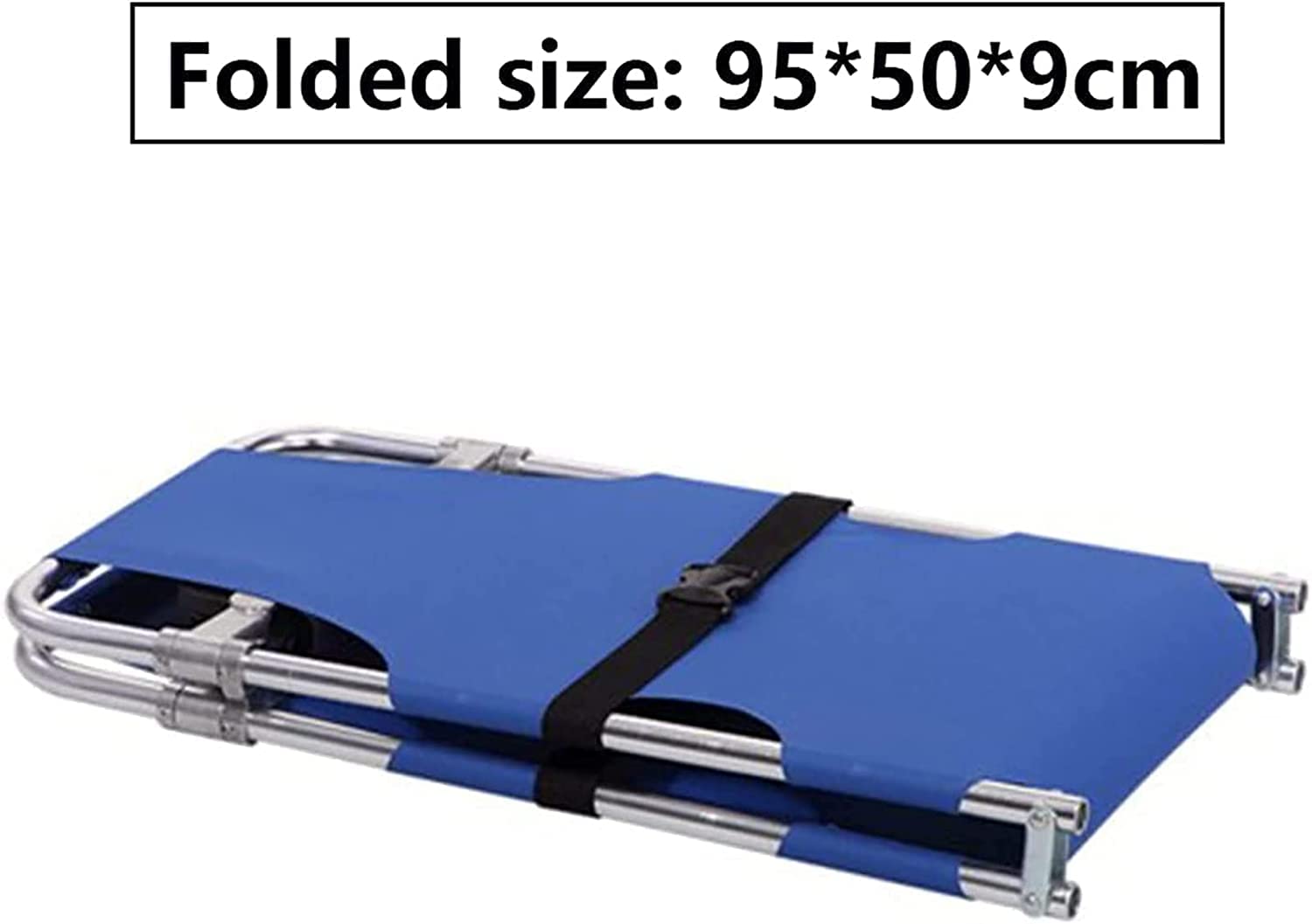 FAXIOAWA Civière médicale Pliable Portable en Alliage d'aluminium de Sauvetage d'urgence Civière Transport Rouleau Civière Patient Mover avec Roues pour hôpital Capacité de Poids 350 lb/159 kg