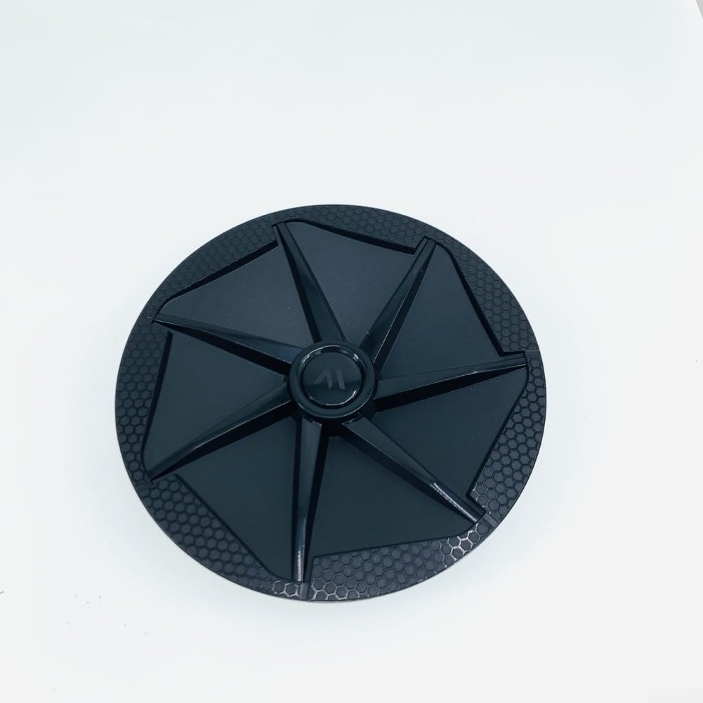 Tapa de cubo de rueda de conducción para cortacésped robótico A1 A1 Pro para A2 – Accesorio de pincho sin herramientas, cubierta de plástico negro (2 piezas)