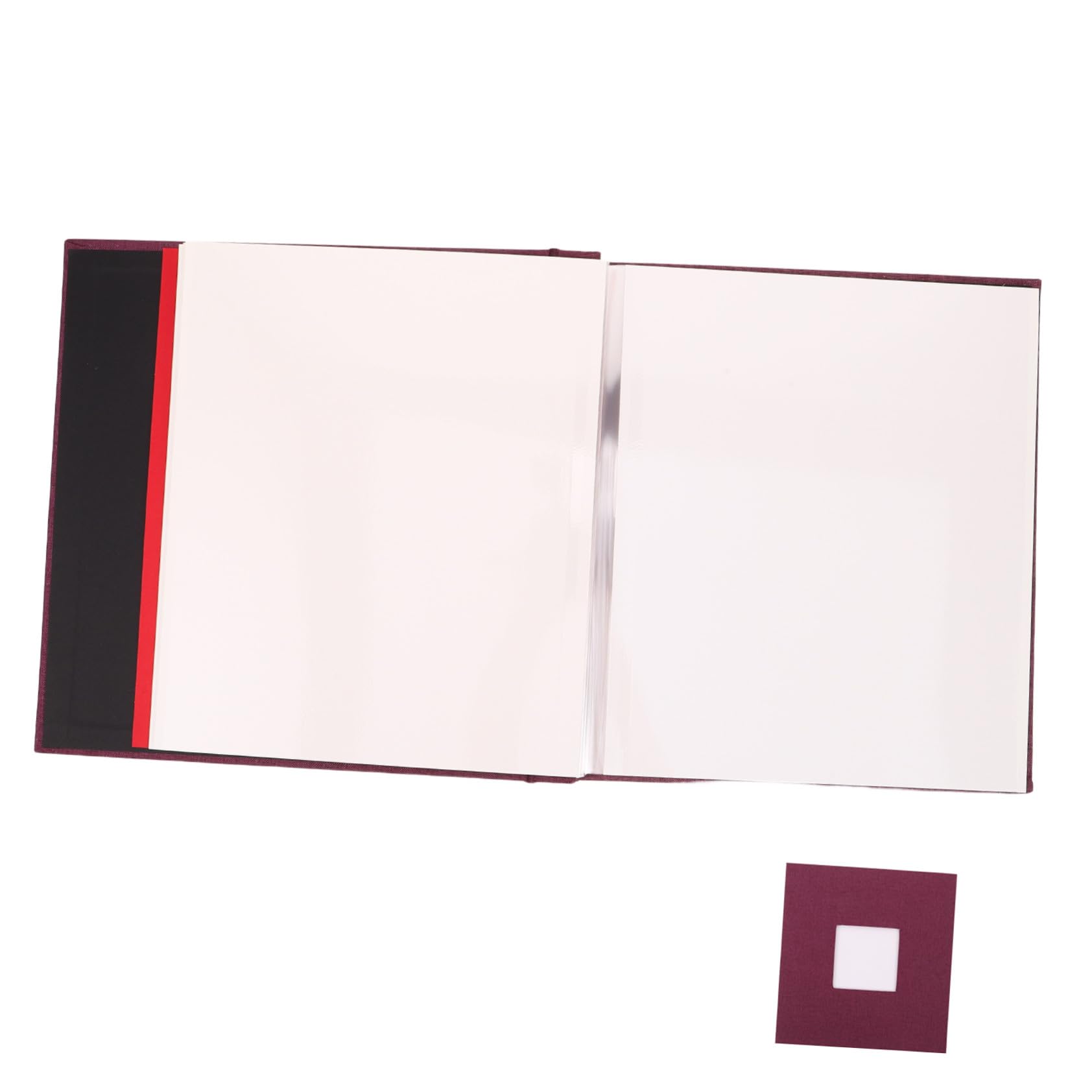 Álbum de Fotos Autoadhesivo con Ventana, 20 Hojas, Púrpura
