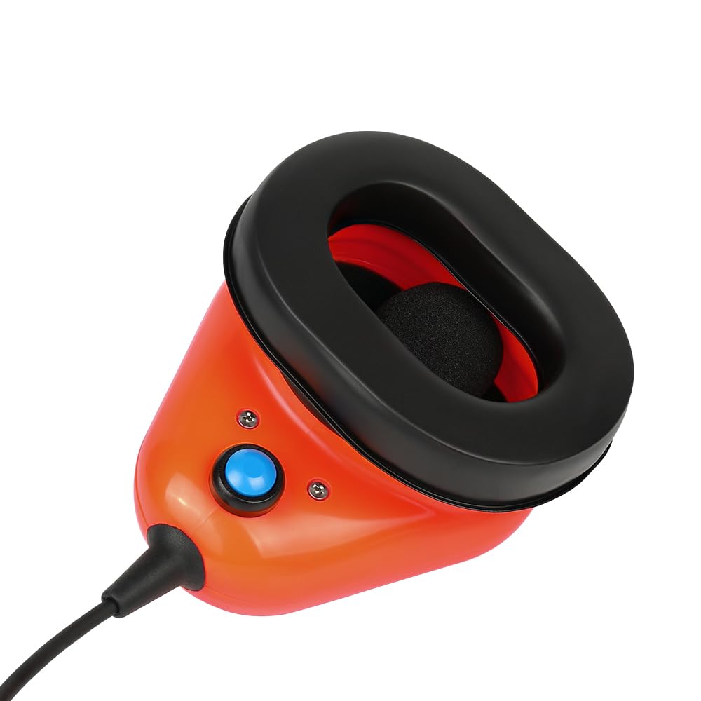 Auriculares de aviación con micrófono con cancelación de ruido, botón PTT, cómodas almohadillas para los oídos, cable recto de 25 pies con enchufe