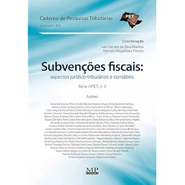 Capa do livro Subvenções Fiscais: Aspectos Jurídico-Tributários E Contábeis