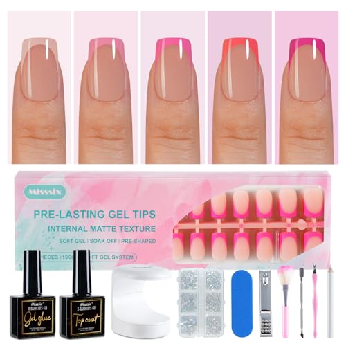 Misssix French Tip Press On Nails