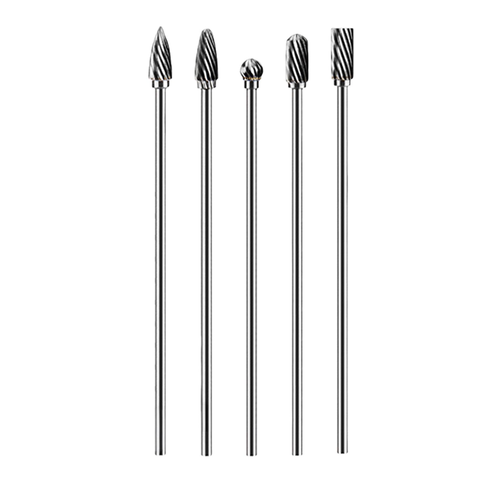 Industrial Alloy Rotary Tool Cylindrical Grinding Burr Fast Speed Metalworking Engraving Rotary Burr Wood Carving Files Set
