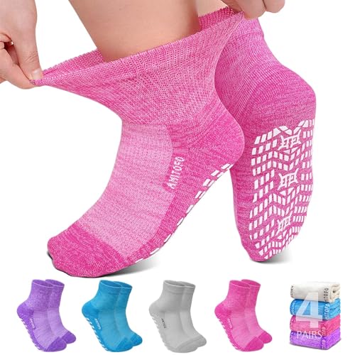 ZFSOCK Diabetiker Socken Herren Damen: Bambus Stoppersocken mit...