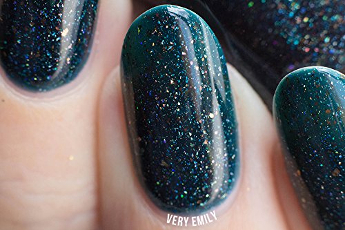 Image of ILNP Mountain View - Forest Green Holographic Nail Polish