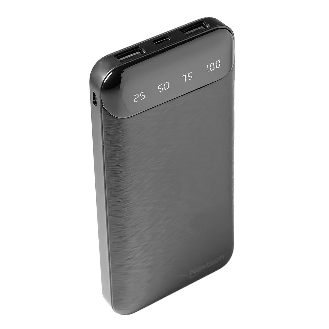 Nextech 10000mAh Power Bank with Dual Input (Type-C + Micro) & Dual Output (B0756XJKGQ) Amazon Price History, Amazon Price Tracker
