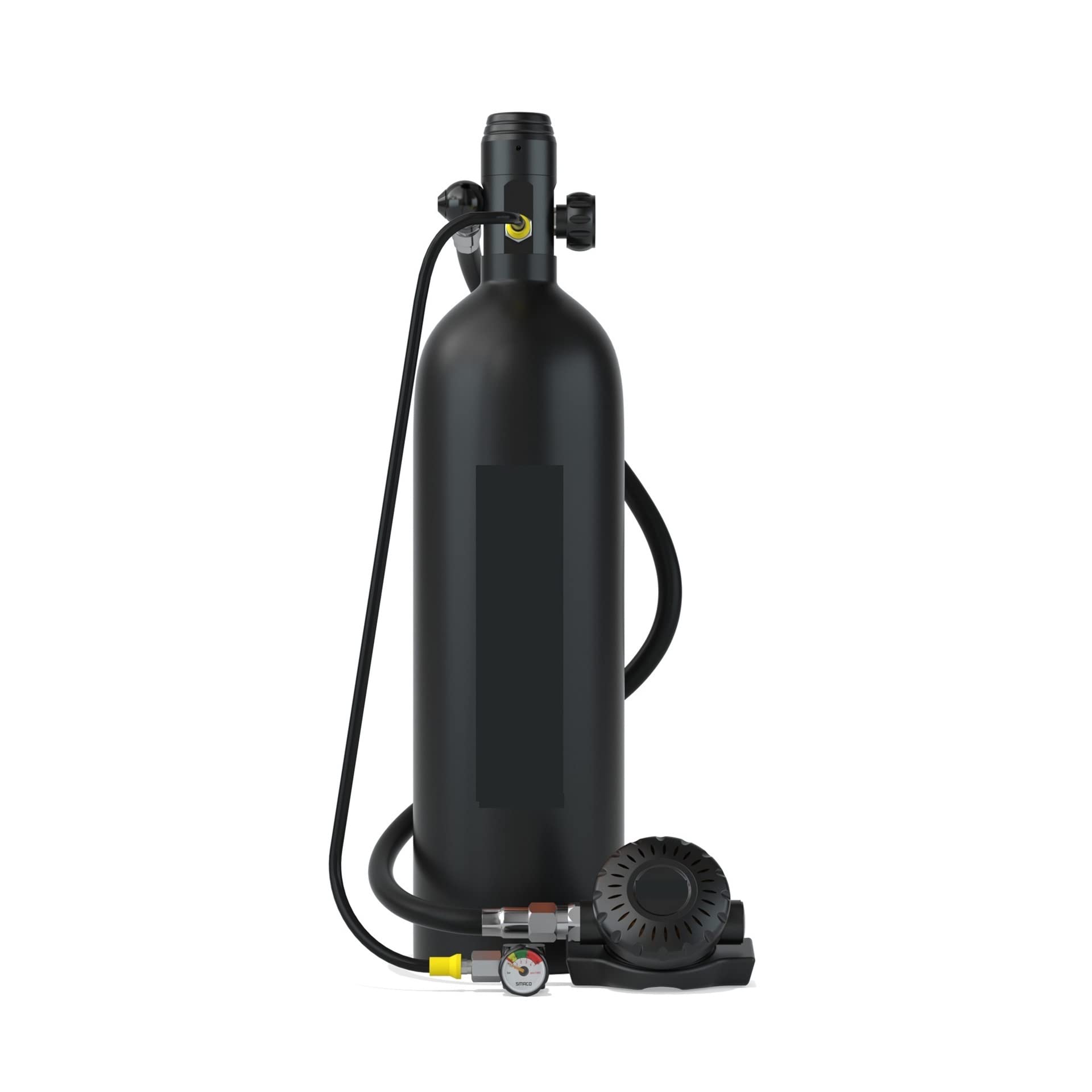 Sprzęt do nurkowania Rozrywka Na Świeżym Powietrzu Respirator Do Nurkowania 2L Pływanie Respirator Do Nurkowania Ratunkowy Respirator Korzystanie z bezpieczniejszego(Nero)