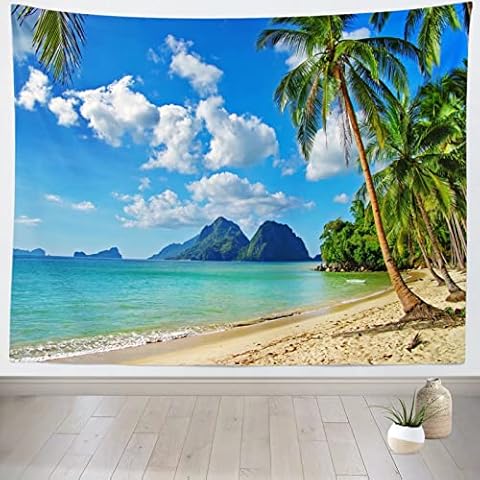 Loccor Ocean Beach Tapestry Cover