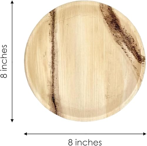 Vista 21 de NEATtable - Platos de hoja de palma desechables y compostables, respetuosos con el medio ambiente y 100% naturales, ideales para eventos al aire