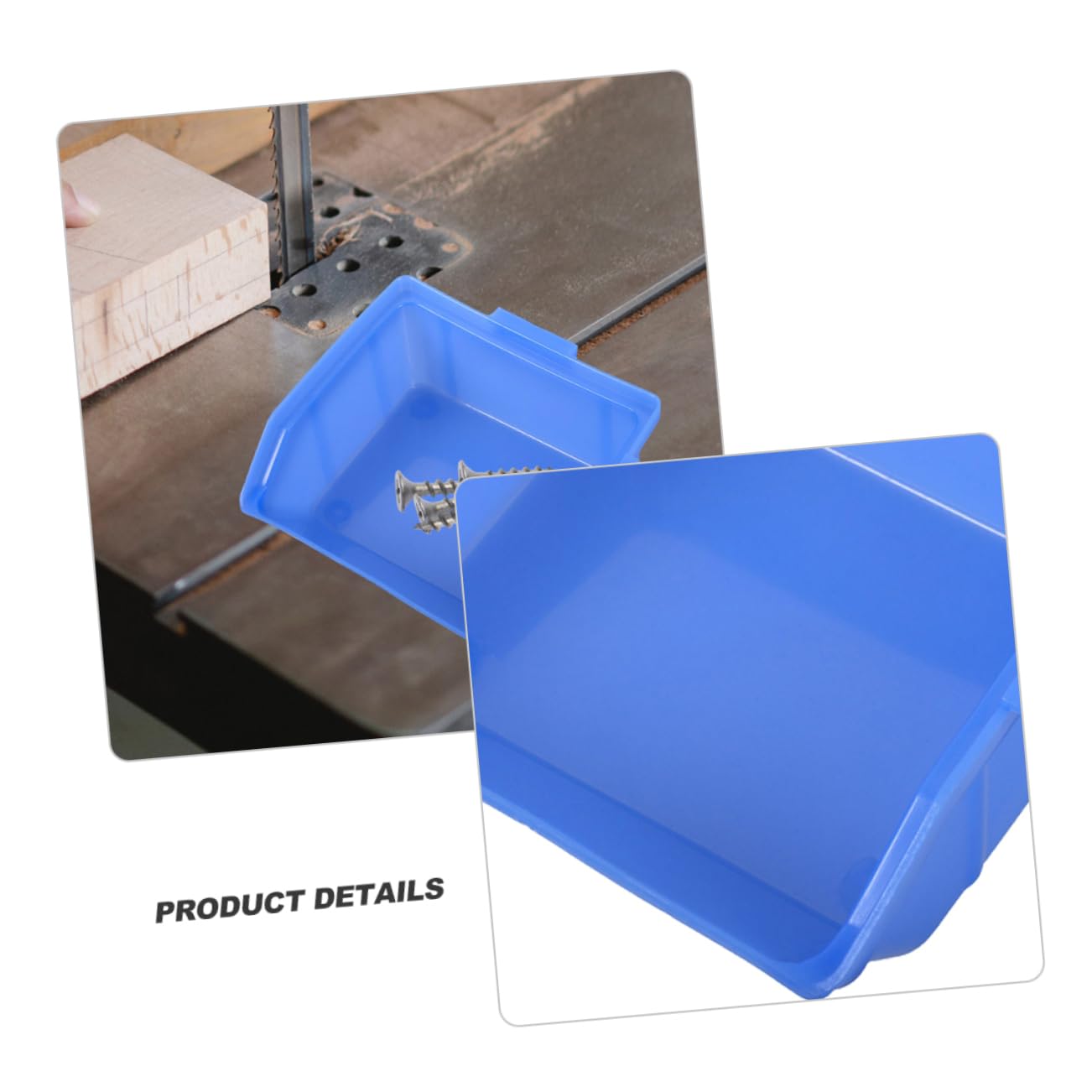 Uonlytech 8pezzi Scatole Di Stoccaggio Per Componenti Plastica Organizer Multi-funzionale Per Officina e Garage Design Con Apertura Per Facile Accesso Ai Materiali Contenitori Impilabili Per