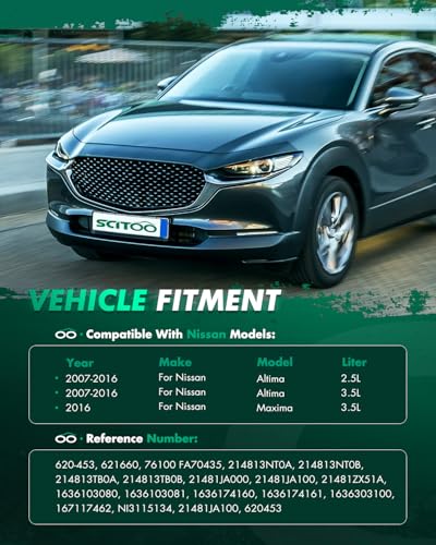 2007-2016 Nissan Altima SCITOO Radiator Condenser Cooling Fan Assembly - Maxima 2.5L 3.5L - Image 4