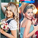 VELSCRUN 7 Pcs Different Headbands for Women Fashion Brown Knotted Solid Head Bands Pearl Headband Non Slip Hair Band for Womens Thin Thick Short Hair Face Wash Hair Accessories Gifts for Women Gilrs - Image 2