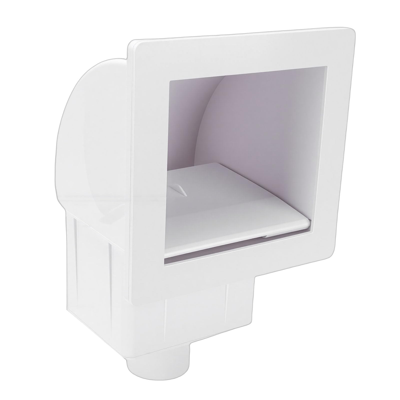 Greensen Skimmer per Piscina, Skimmer per Piscina Passante in ABS 20 X 18 X 32 Cm, Raccoglie Detriti Galleggianti Funzionamento Veloce e Facile, Design Compatto per Piscine Fuori Terra e Parchi