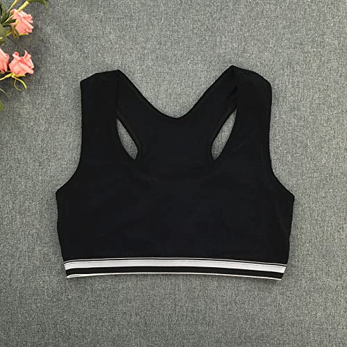 Girls Training Seamless Sports Bra for Ages 12-16 Wireless Racerback Teen Bras with Removable Light Padding2