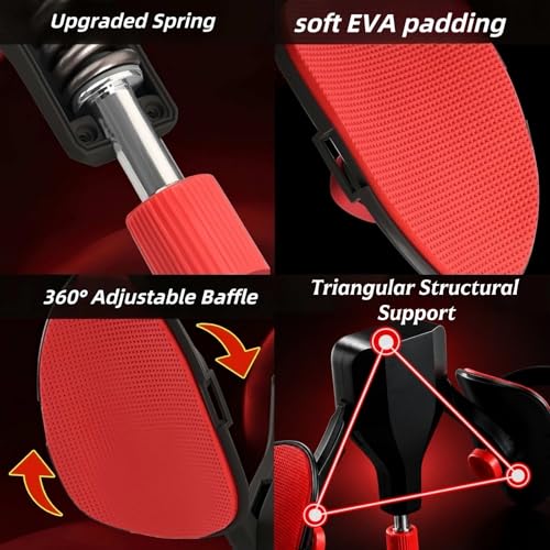 Image of Thigh Trainer, 22-77lbs Adjustable Inner Thigh Exerciser for Pelvic Floor Strengthening, Kegel Exercise Equipment for Women and Men, Leg Shaping, Yoga and Home Workout