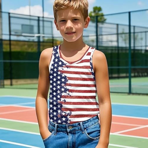 Boys Tank Tops with Graphic Breathable Summer Sleeveless Shirts Tops Tees for Outdoor Sports Clothes4