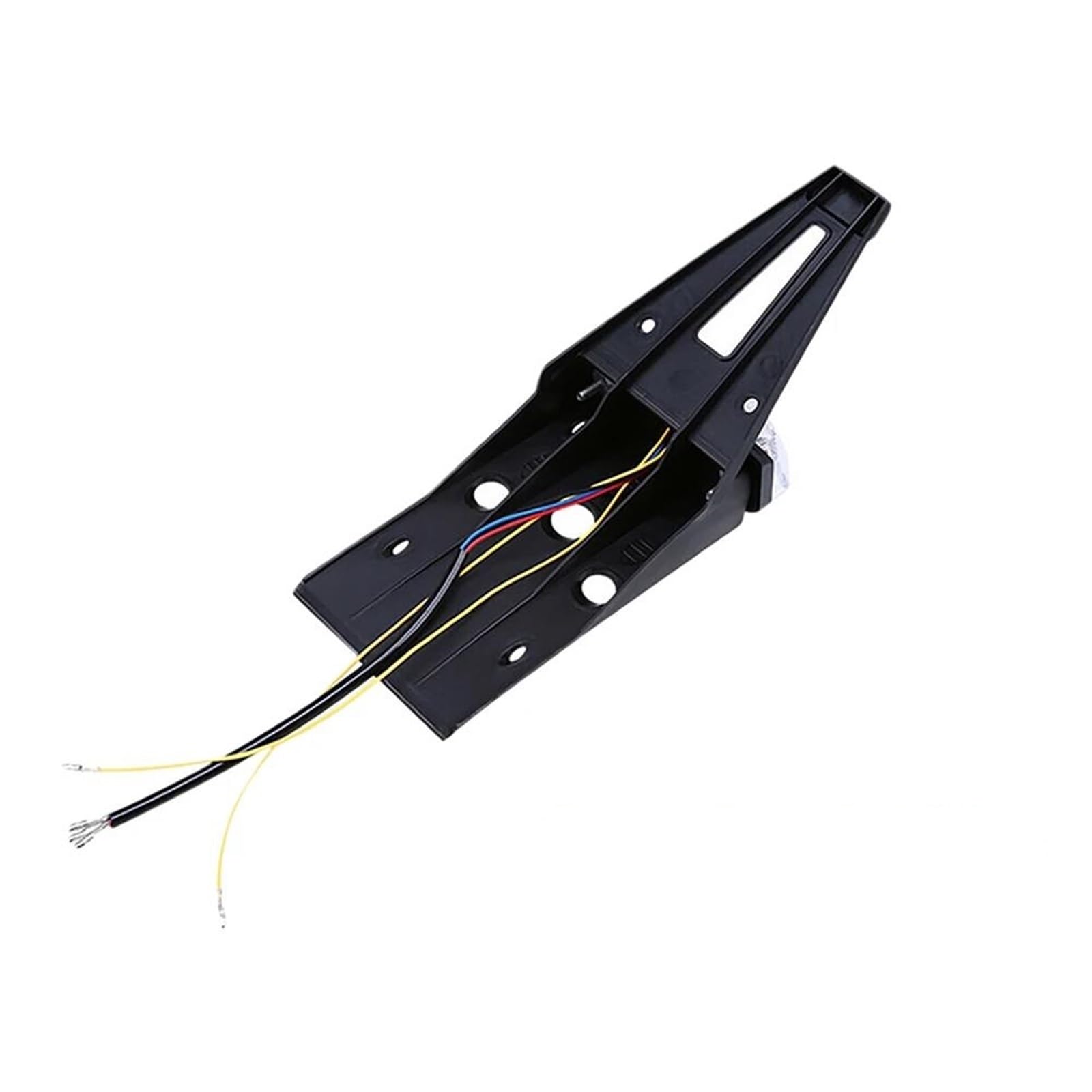 luce posteriore freno stop Supporto universale per fanale posteriore a LED da 12 V per moto, parafango posteriore, luci di stop e luci targa, per moto da cross.(Red)