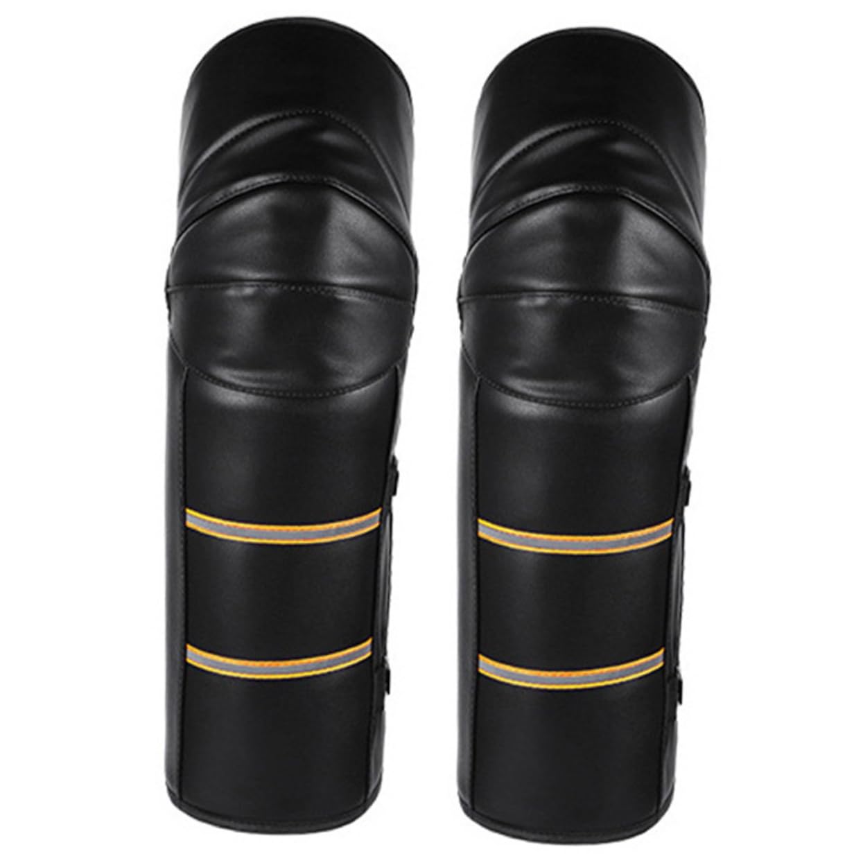 FRCOLOR 2Pcs Motorcycle Warmer Knee Guards Cozy Windproof Riding Sleeves for Unisex Adults Fit for Winter Outdoor Activities for Family and Friends Random Color