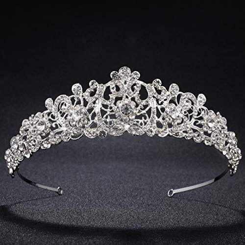 SOIMISS Casamento Coroa de Noiva Tiara Barroco Do Vintage Cristal Strass Coroa Tiara Cabelo Headpiec