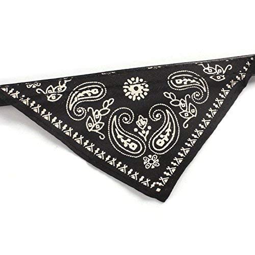 PSK PET MART Nylon Adjustable Scarf/Bandana Cum Neckerchief Collar for Cat Dog Puppy (Black) (B085RZZY3P) Amazon Price History, Amazon Price Tracker