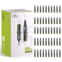 EZ Tattoo Nadeln Set - 50Stück #10 Gemischt (3RL 5RL 7RL 9RL 3RS 7RS 9RS 9M1 7RM 9RM) Bugpin Tattoo Nadeln für Tattoo Maschine - Venom