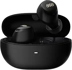QCY HT07 ArcBuds ANC Fone De Ouvido Bluetooth, Fone Sem Fio Com 40dB Cancelamento De Ruído Ativo, 6 Microfones, 32 Horas De Reprodução - Preto