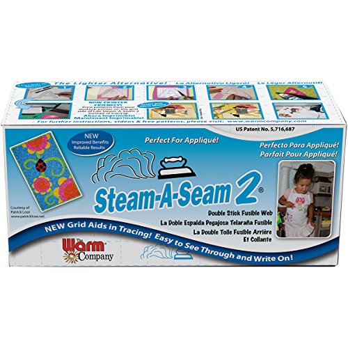 The Warm Company Steam-A-Seam 2 Double Stick Fusible Web, 12 Inches