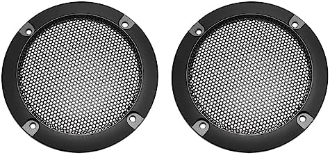 QUARKZMAN Altavoz Parrilla Cubierta 3 Pulgadas 95mm x 2uds Malla ...