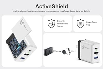 RREAKA Switch Dock Charger for Nintendo Switch/OLED, Portable TV