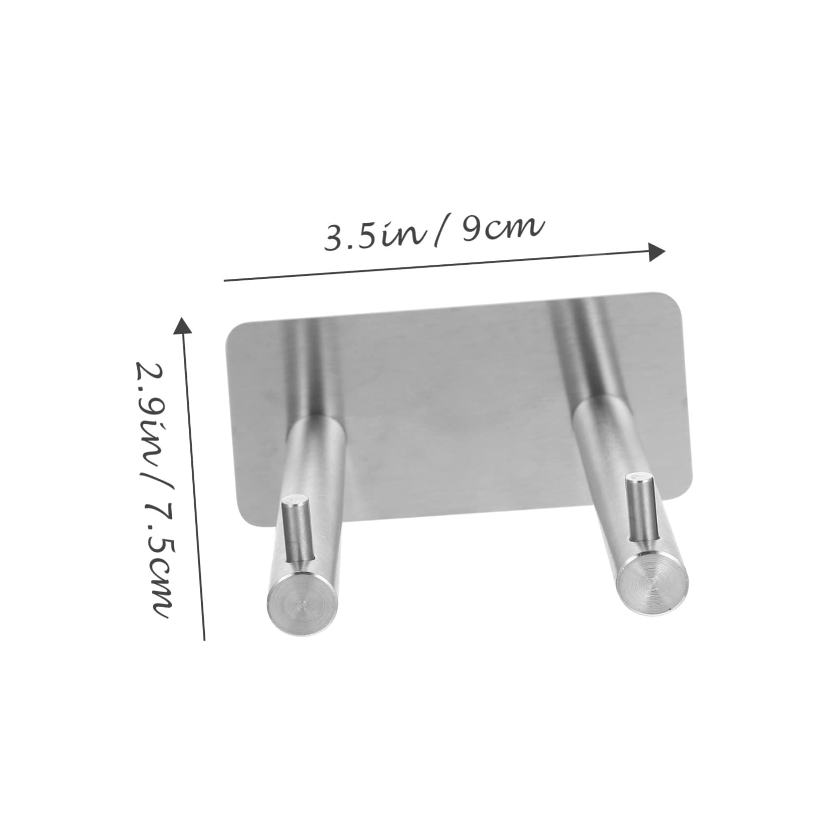 Alipis 3sets Per Asciugacapelli Da Muro Acciaio Inossidabile Portasciugacapelli Facile Da Installare Per Bagno e Design Leggero e Antiruggine Compatto e