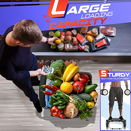 WONSEFOO Einkaufstrolley, Klappbarer Trolley Einkaufstrolley bis 50kg Einkaufswagen Wasserdichter 75L Shopping Trolley… – Bild 8