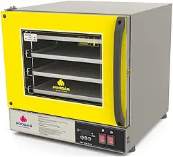 Forno Turbo Elétrico Fast Oven Prp-004 Plus Amarelo - Progas Digital 127v