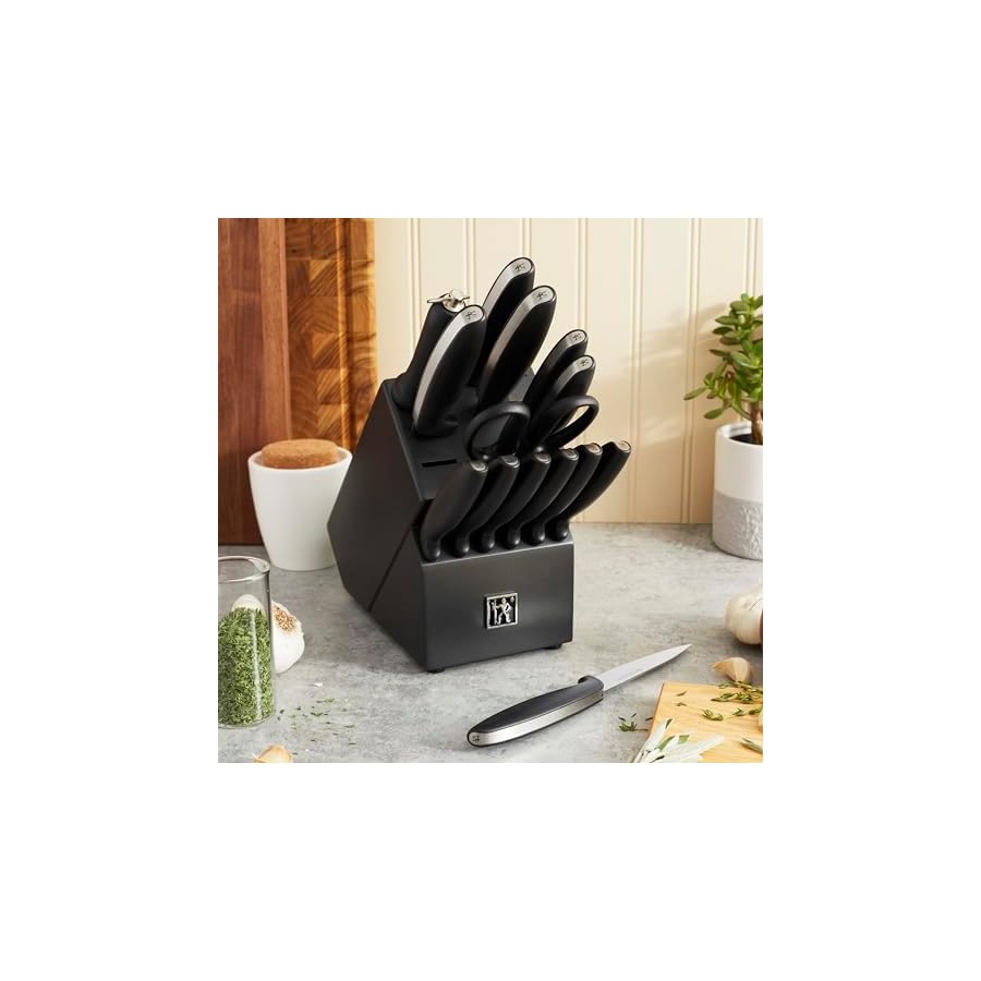 HENCKELS-Silver-Symmetry-Razor-Sharp-15-Piece-Stainless-Steel-Knife-Block-Set-Paring-Knife-Chef-Knife-Bread-Knife-German-Engineered-Informed-by-100-Years-of-Mastery-Dishwasher-Safe HENCKELS Silver Symmetry Razor-Sharp 15-Piece Stainless Steel Knife Block Set, Paring Knife, Chef Knife, Bread Knife, German Engineered Informed by 100+ Years of Mastery, Dishwasher Safe