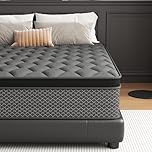 DAJIYUHC Super King Mattress 6FT, 10 Inch Foam and Spring Hybrid Mattress in A Box, Medium Plush Feel with Motion Isolating, Fiberglass Free(180x200cm)
