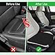Huucozn Universal Sitzauflagen Vordersitze, 60 x 48cm Auto Sitzauflage Sitzauflagen Vordersitz Sitzkissen Auto Anti Rutsch Autositzauflage Vordersitzbezüge Atmungsaktiv Autositzauflage für Autositz