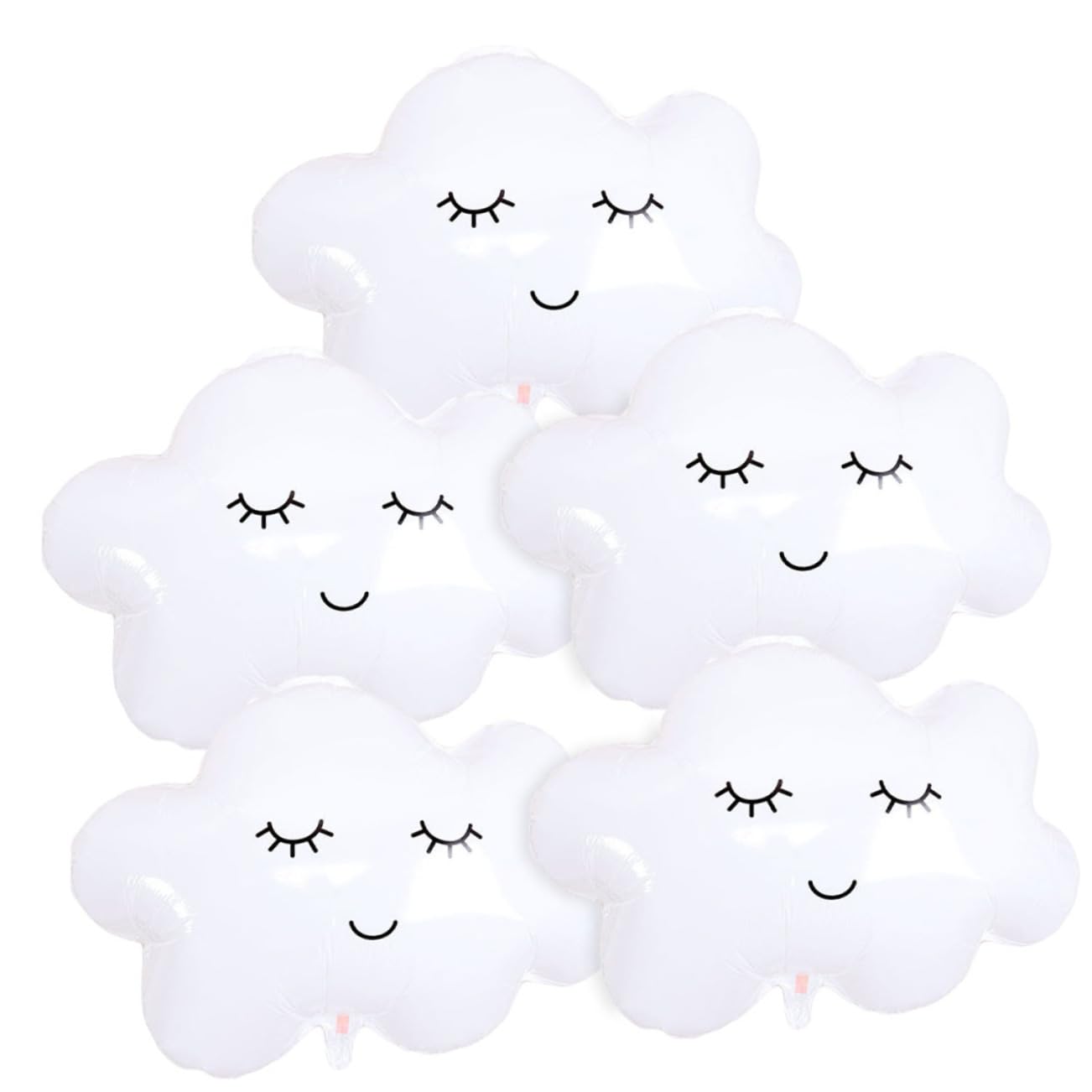 Gadpiparty 5pcs Cloud Aluminum Film Balloon Foil Balloons Inflatable Balloons Moon Balloon Sun Moon Balloons Creative Balloon Cloud Inflatable Balloons Party Balloons Aluminum Foil The Clouds